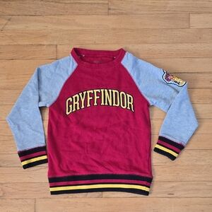 Harry Potter Gryffindor Wizarding World Raglan Sweatshirt Red/Gray Size XS